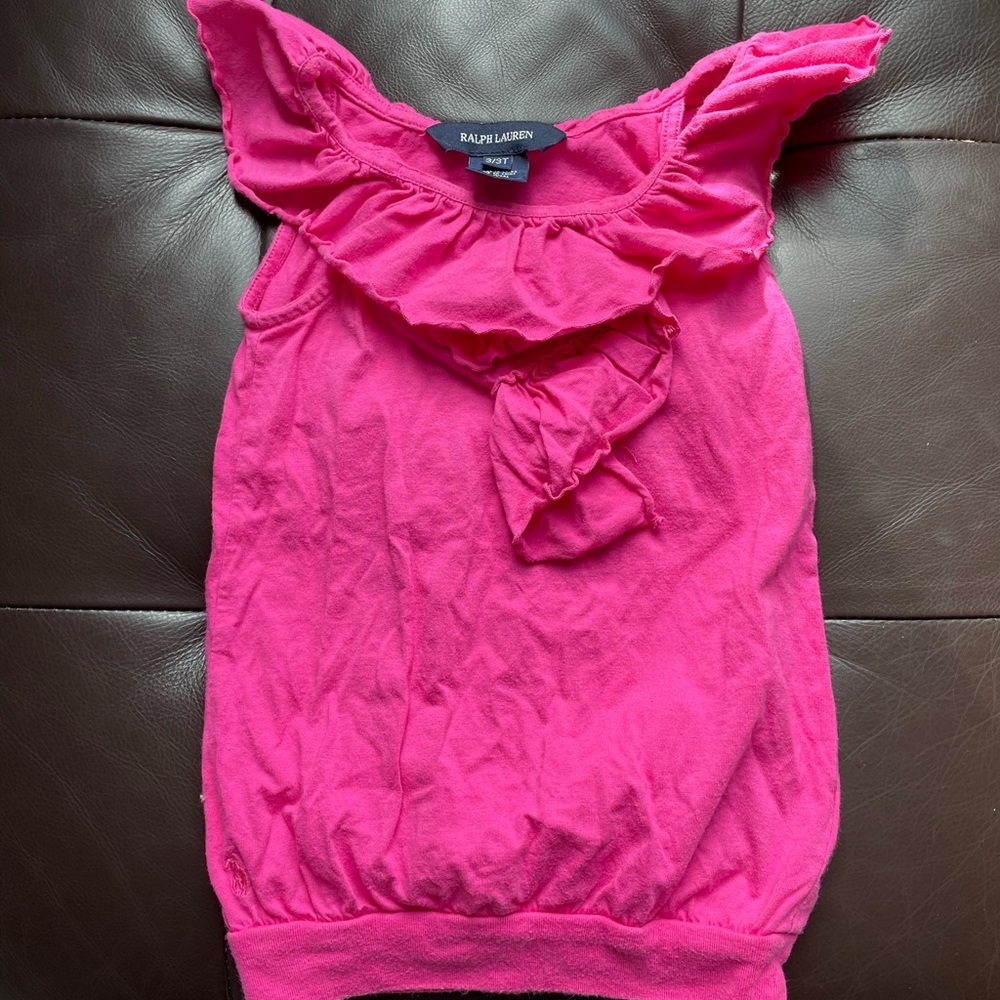Ralph Lauren Flutter Tank Top